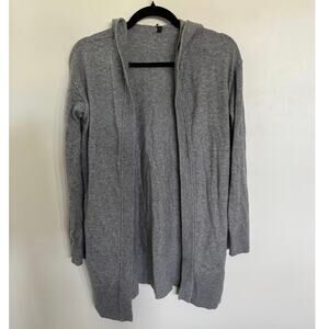 Women’s Theory Wool-Blend Long Cardigan in Grey SZ XS